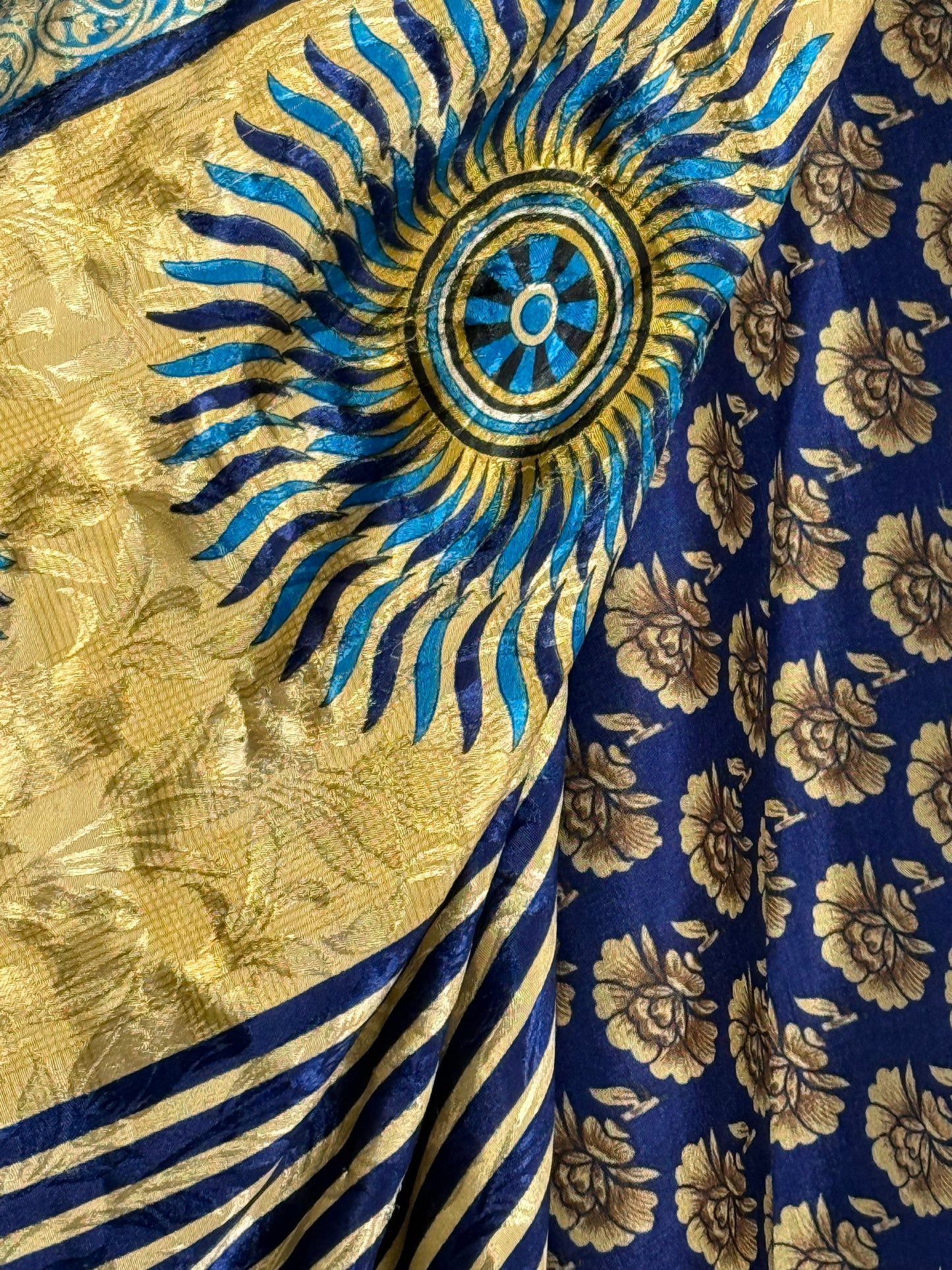 Vintage Saree Silk Wrap Skirt