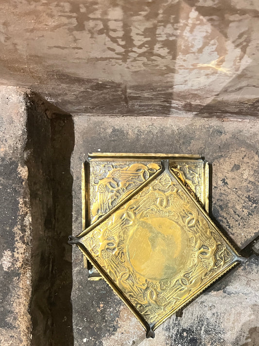 Pair of late 19thC Arts and Crafts Trays