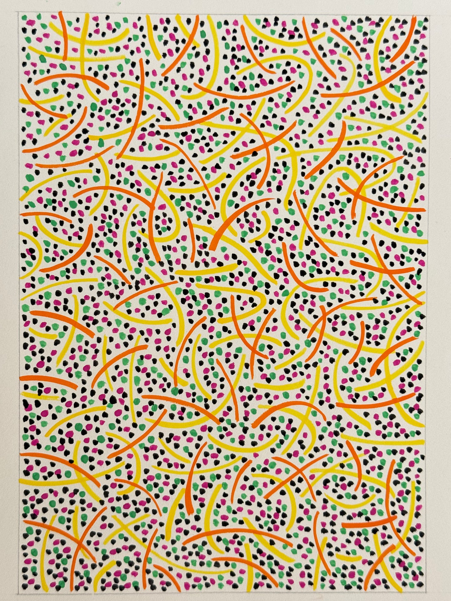 Pointillist Ink on Paper Original Artwork No.26 - ARTHUR ALLAN WILSON, Scottish | 1944-2024