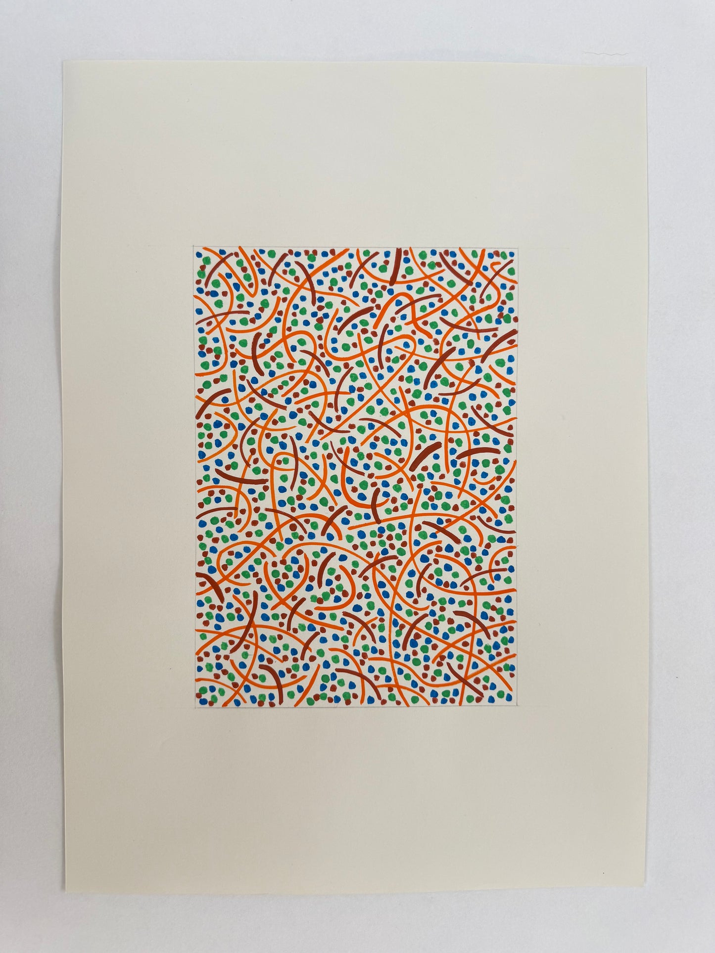 Pointillist Ink on Paper Original Artwork No.7 - ARTHUR ALLAN WILSON, Scottish | 1944-2024