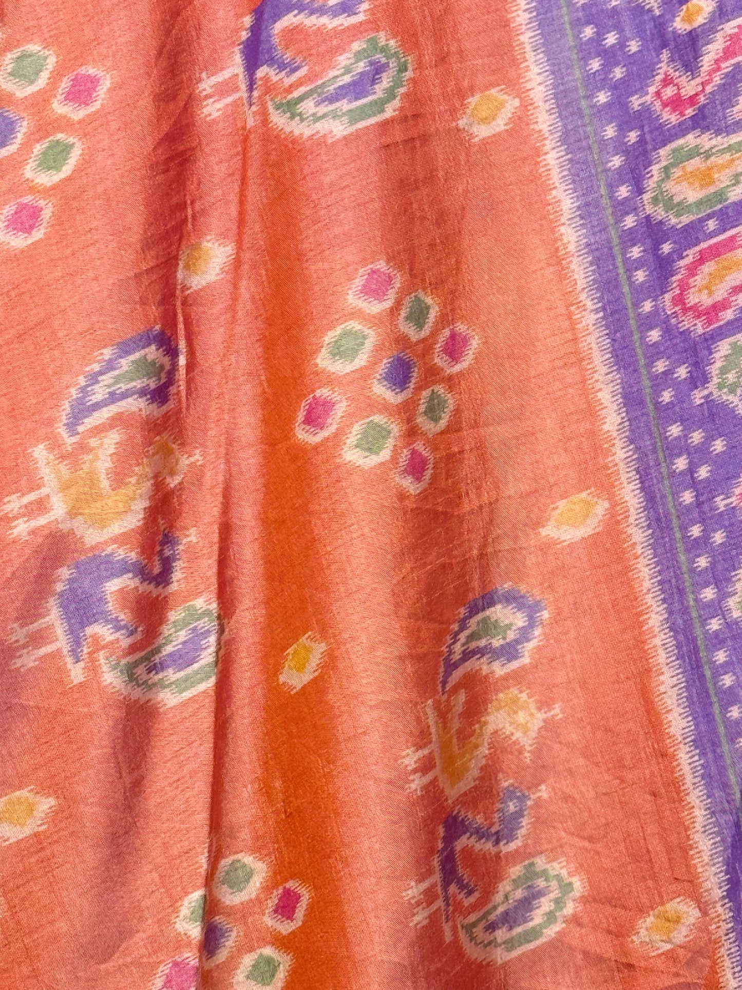 Vintage Saree Silk Wrap Skirt