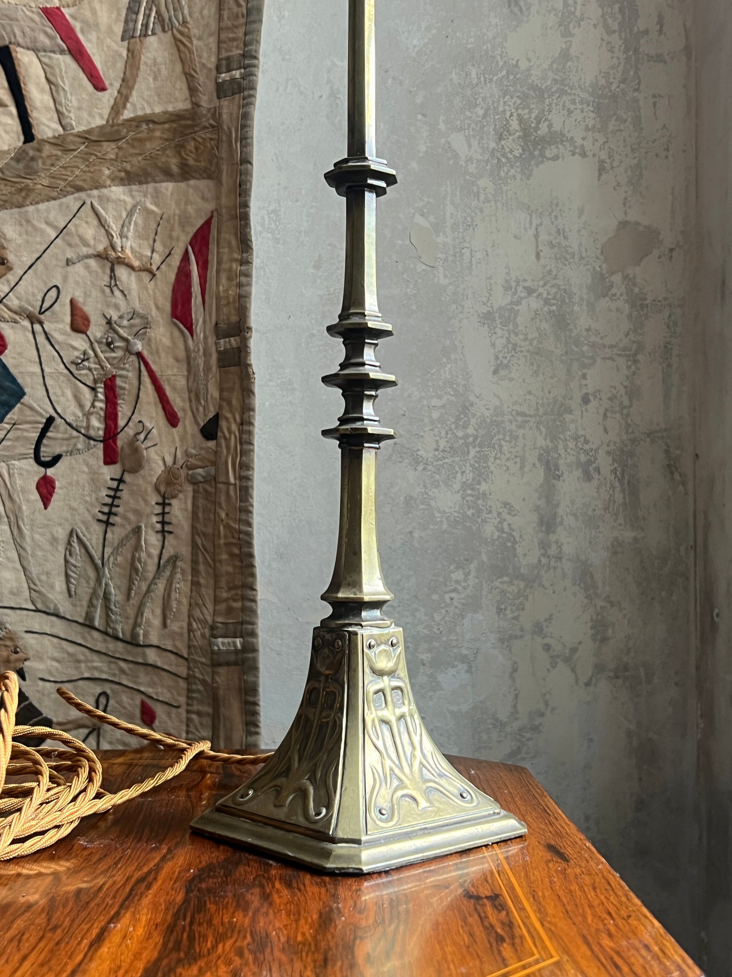 An Art Nouveau Table Lamp