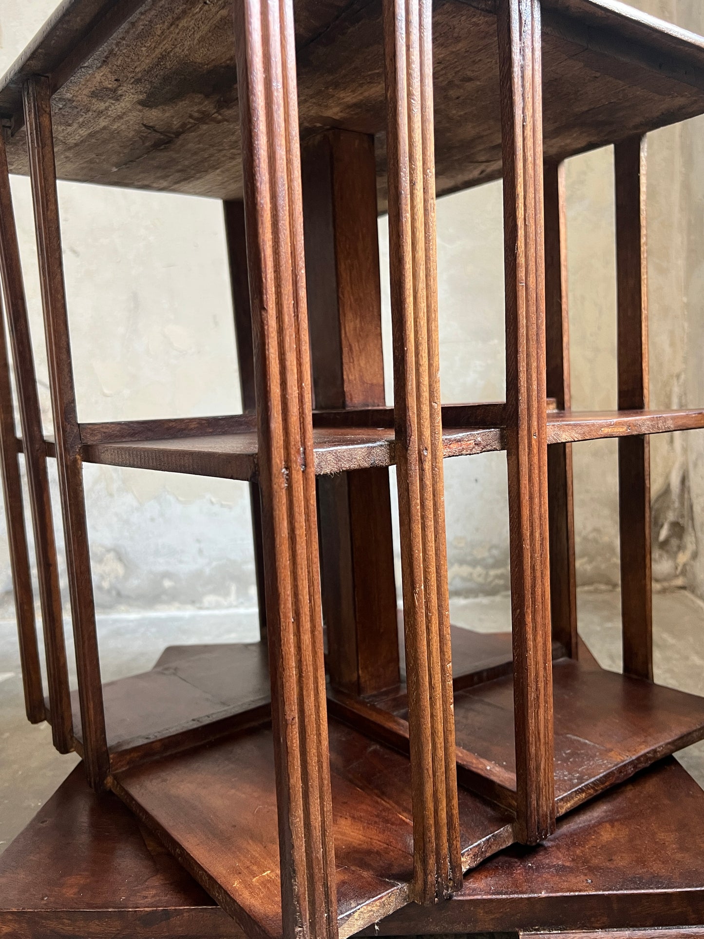 Pair of Compact Revolving Bookcases