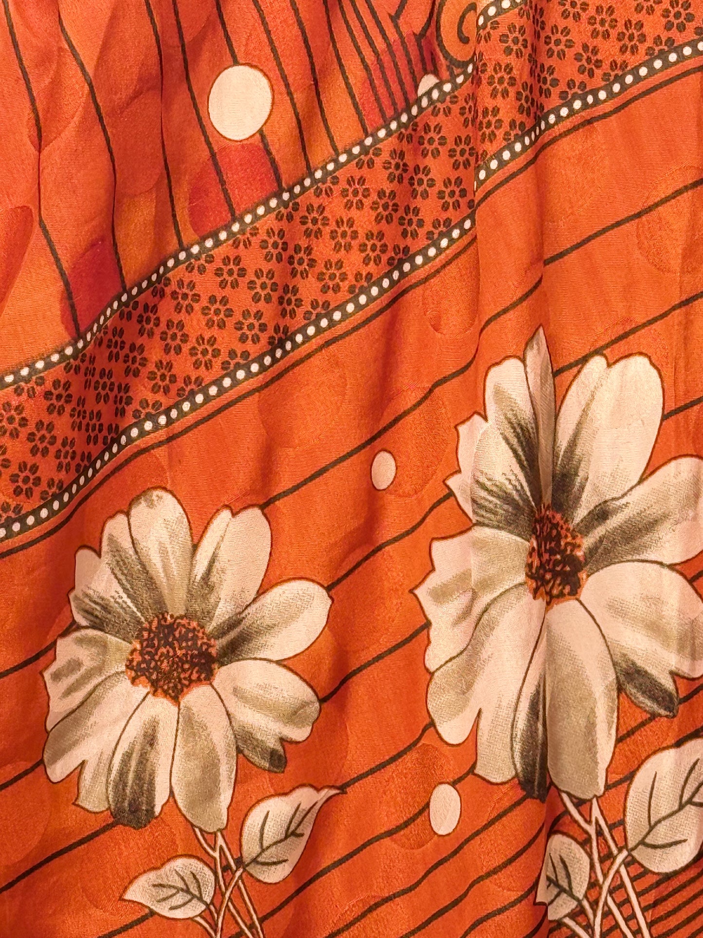 Vintage Saree Silk Wrap Skirt