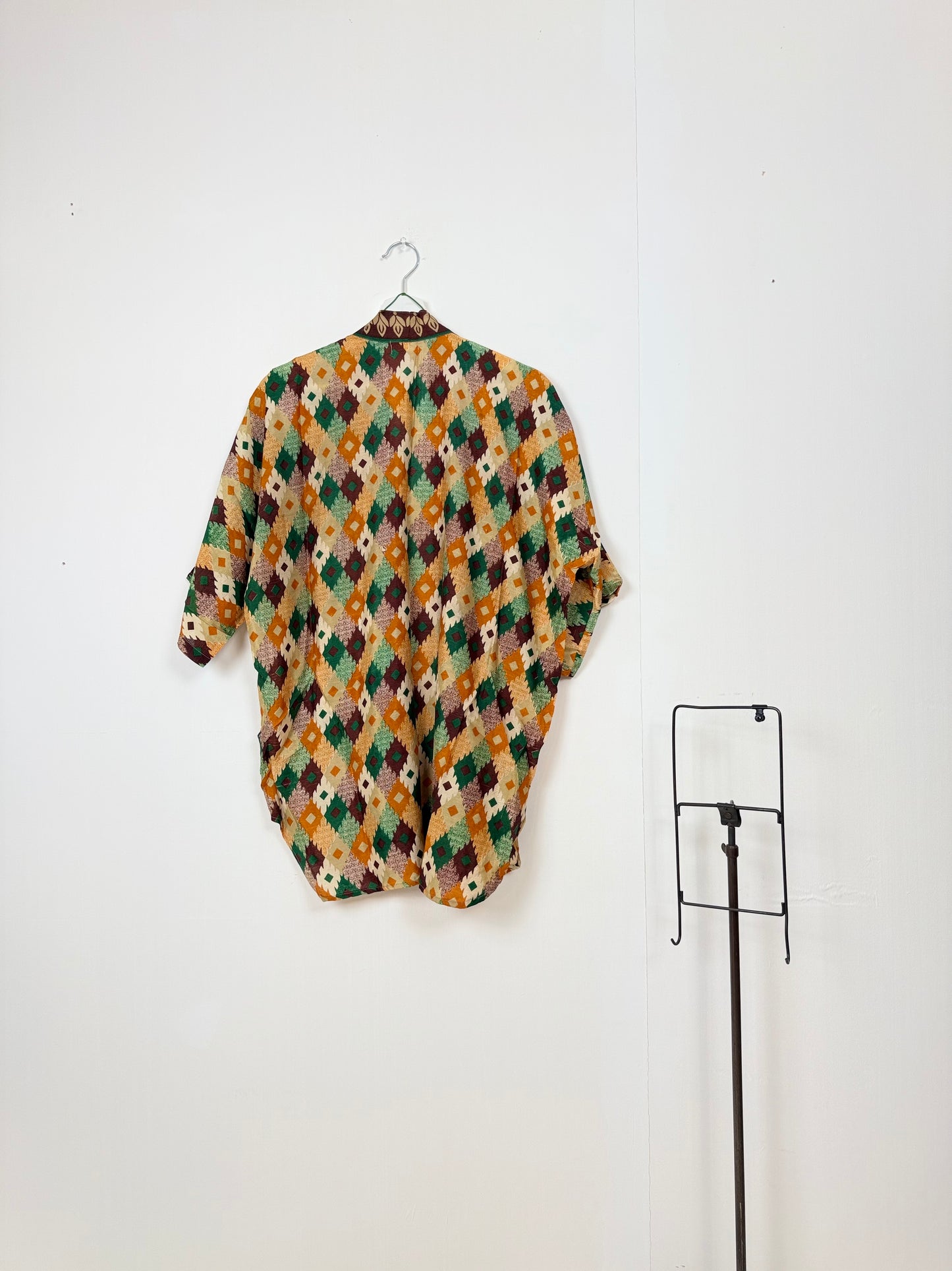 Vintage Saree Silk Trousers & Shirt Co-ordinated Set