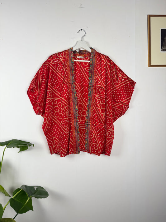 Vintage Saree Silk Shrug Blouse