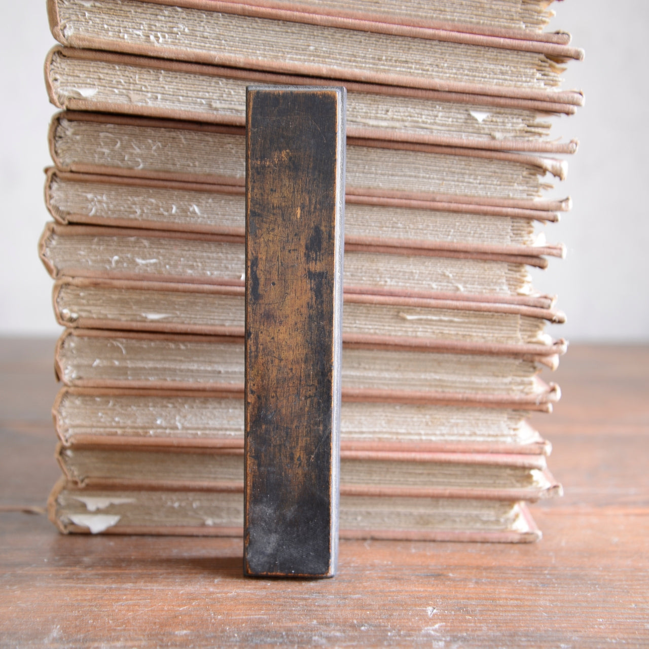 English 1920’s Wooden Letterpress Type - 17cm
