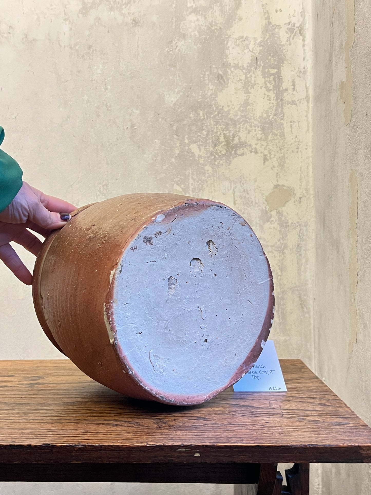 19thC French Stoneware Confit Pot