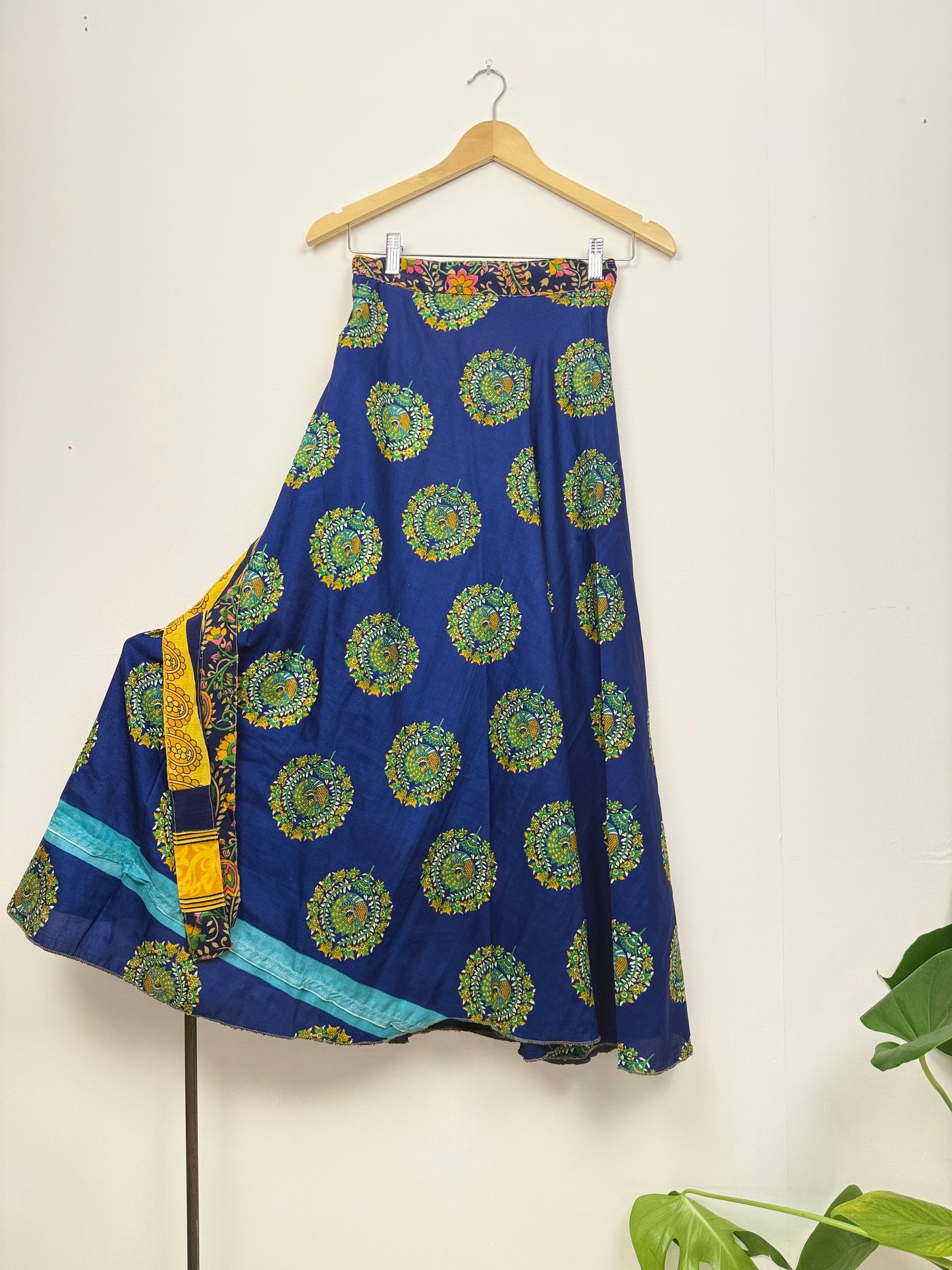 Vintage Saree Silk Wrap Skirt
