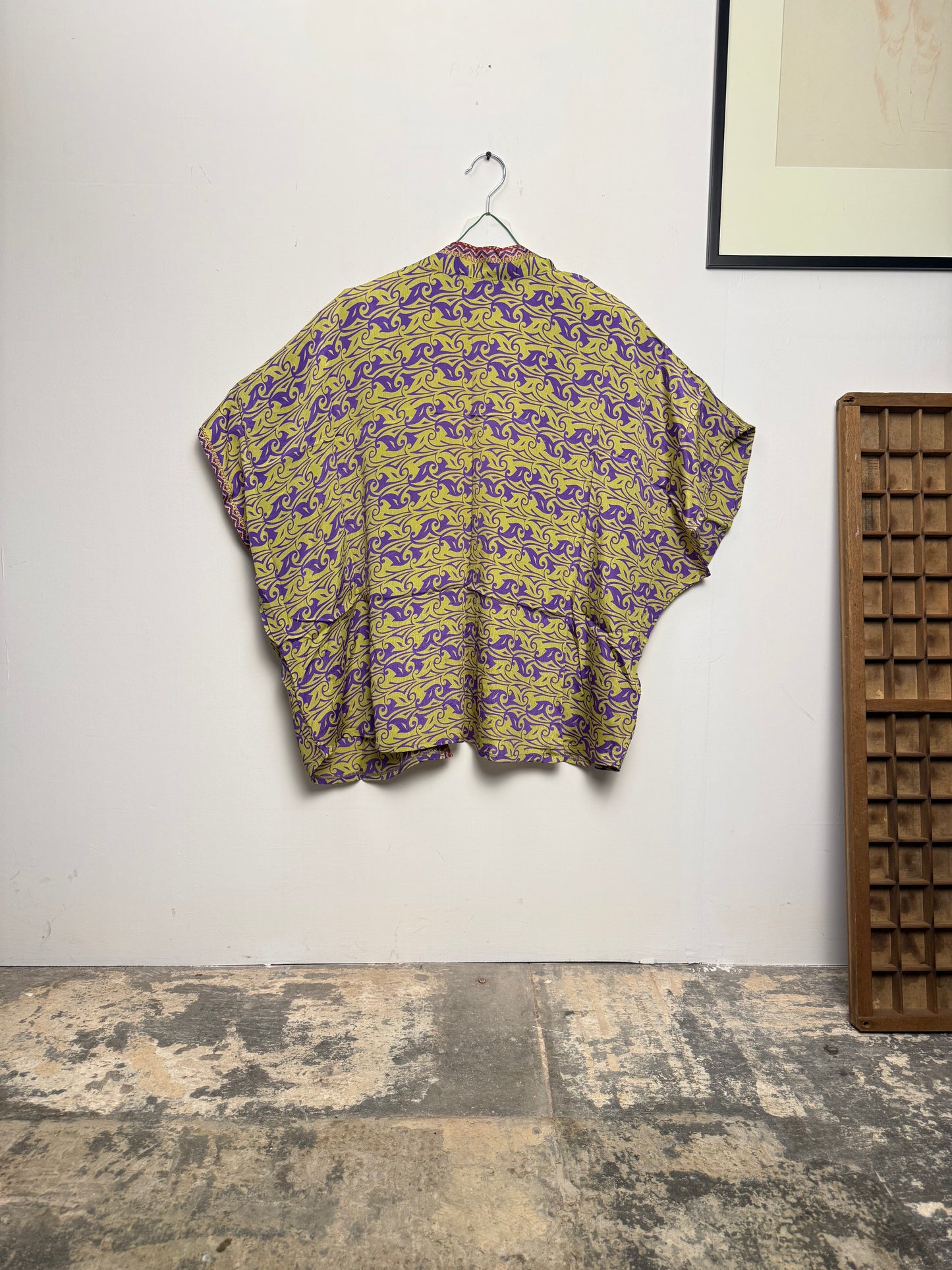 Vintage Saree Silk Shrug Blouse