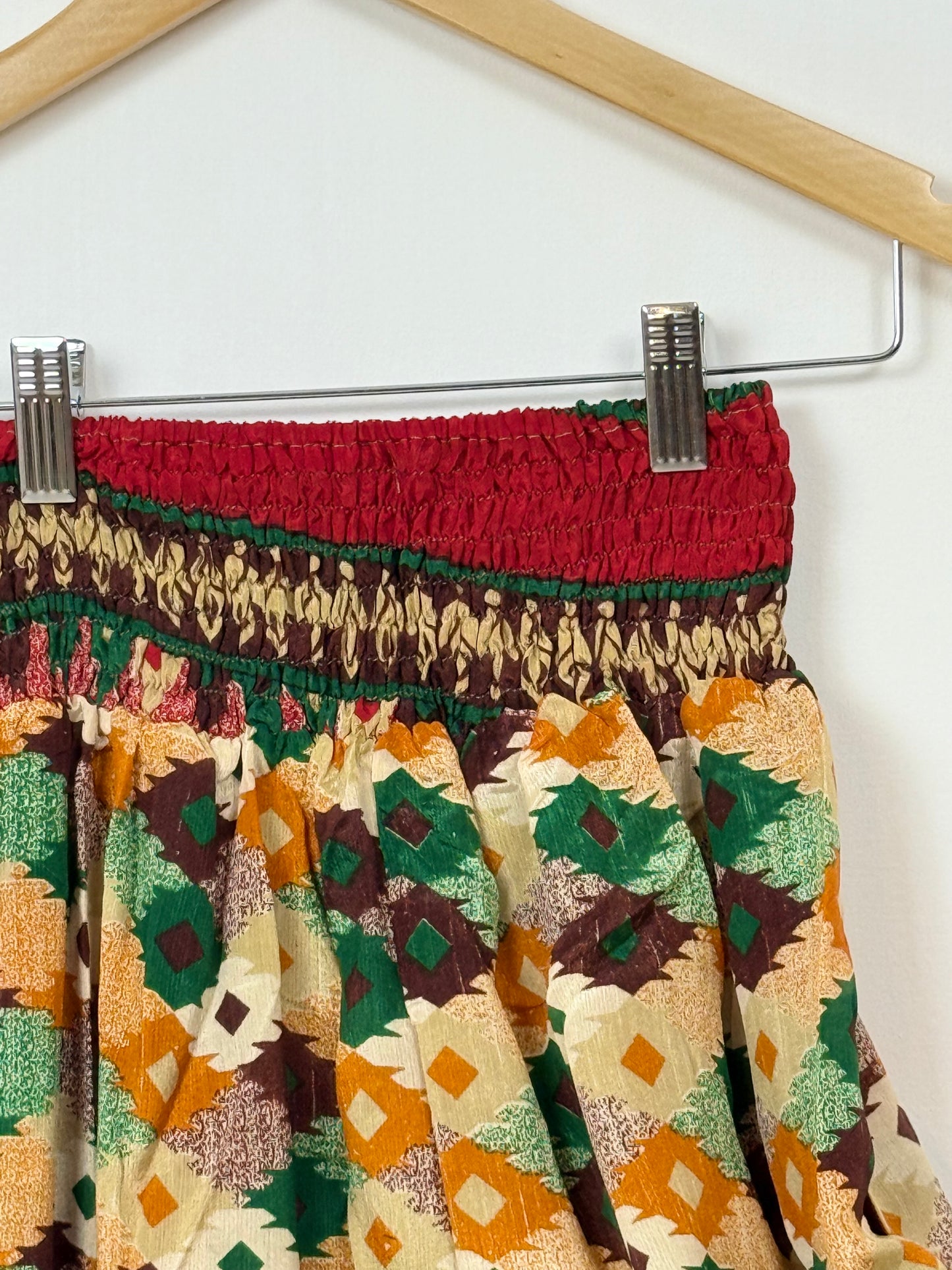 Vintage Saree Silk Trousers & Shirt Co-ordinated Set
