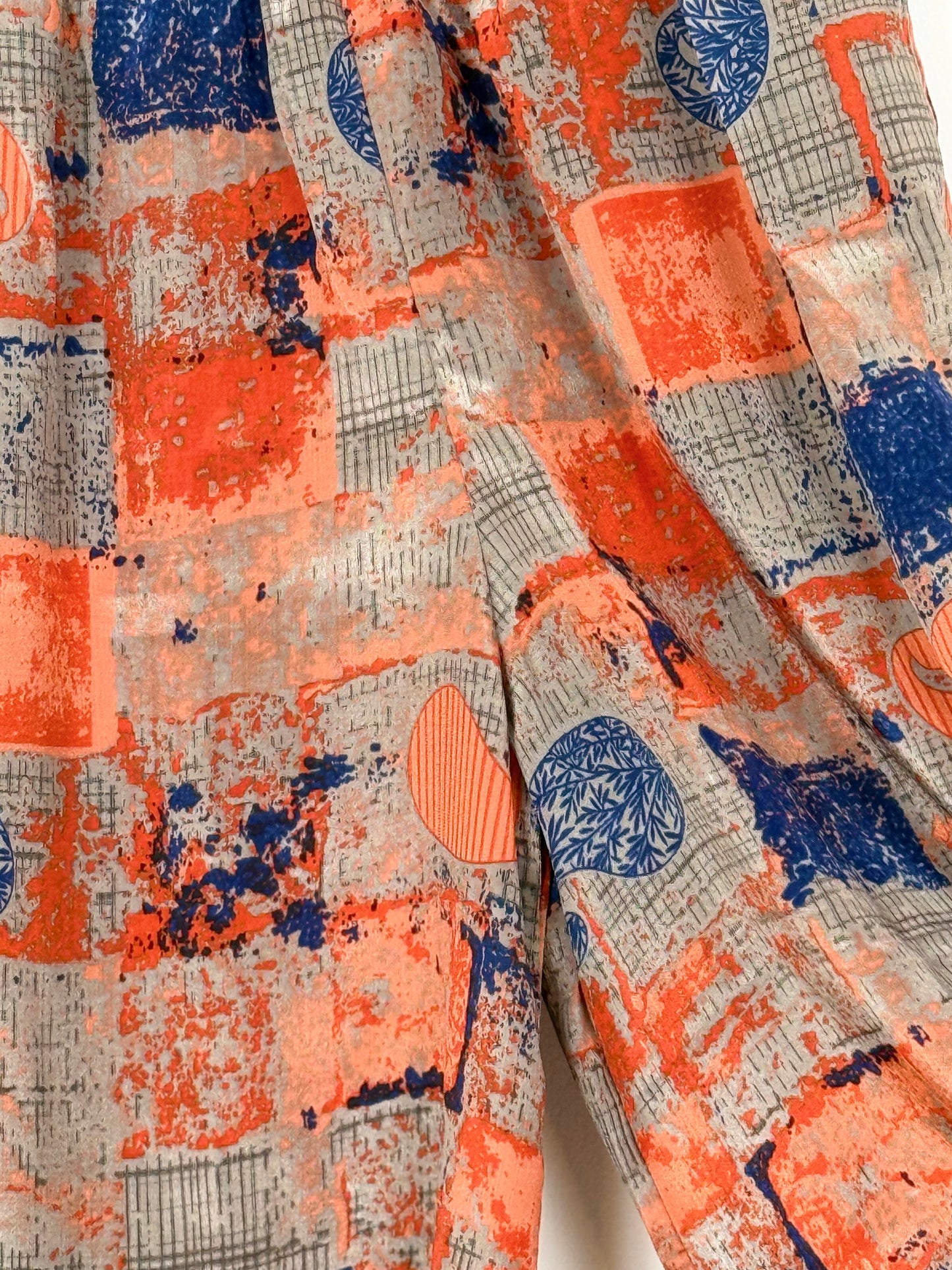Vintage Saree Silk Trousers & Shirt Co-ordinated Set