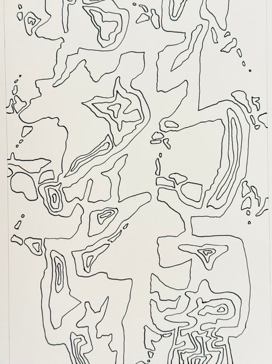 Monochromatic Original Artwork No.229- ARTHUR ALLAN WILSON, Scottish | 1944-2024