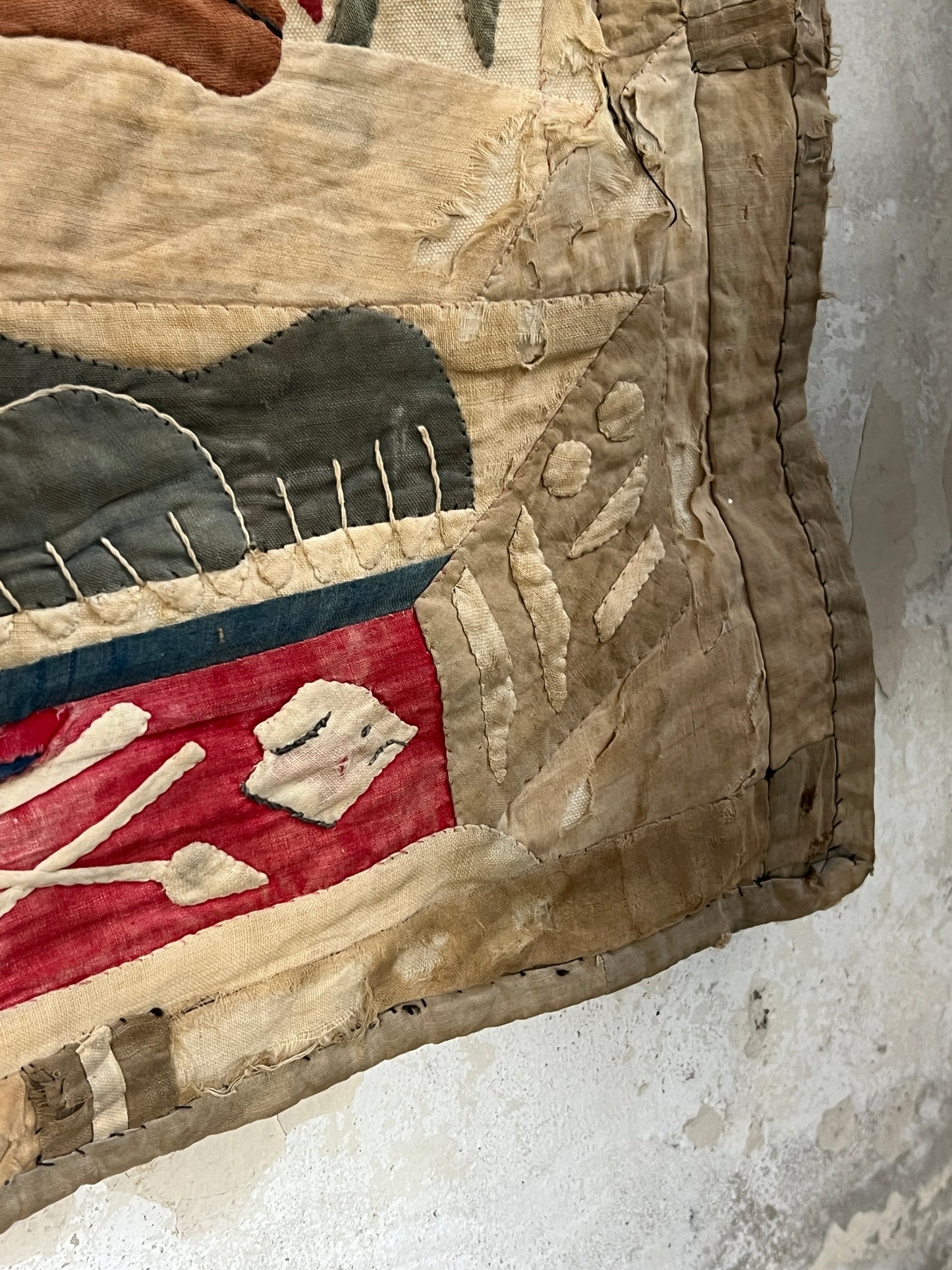A 1920s Touristic Khayamiya Egyptian Appliqué Wall Hanging