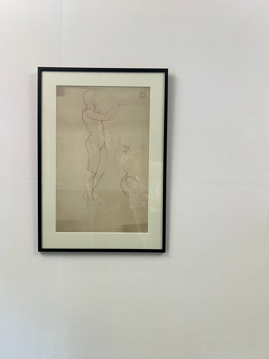 Drawing of Standing Female Nude - 1920’s