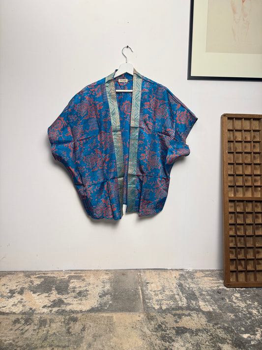 Vintage Saree Silk Shrug Blouse