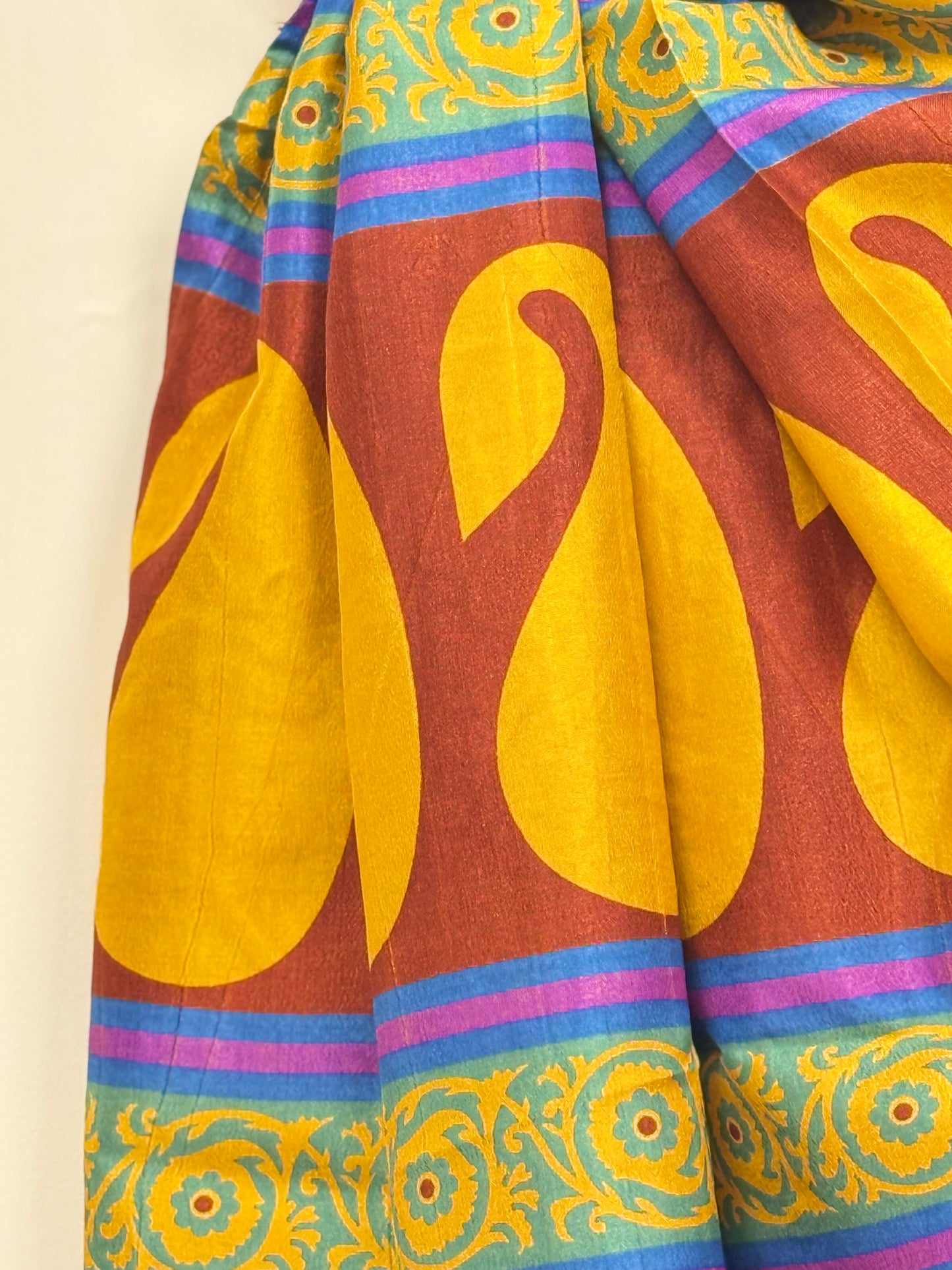 Vintage Saree Silk Kimono / Duster - Short