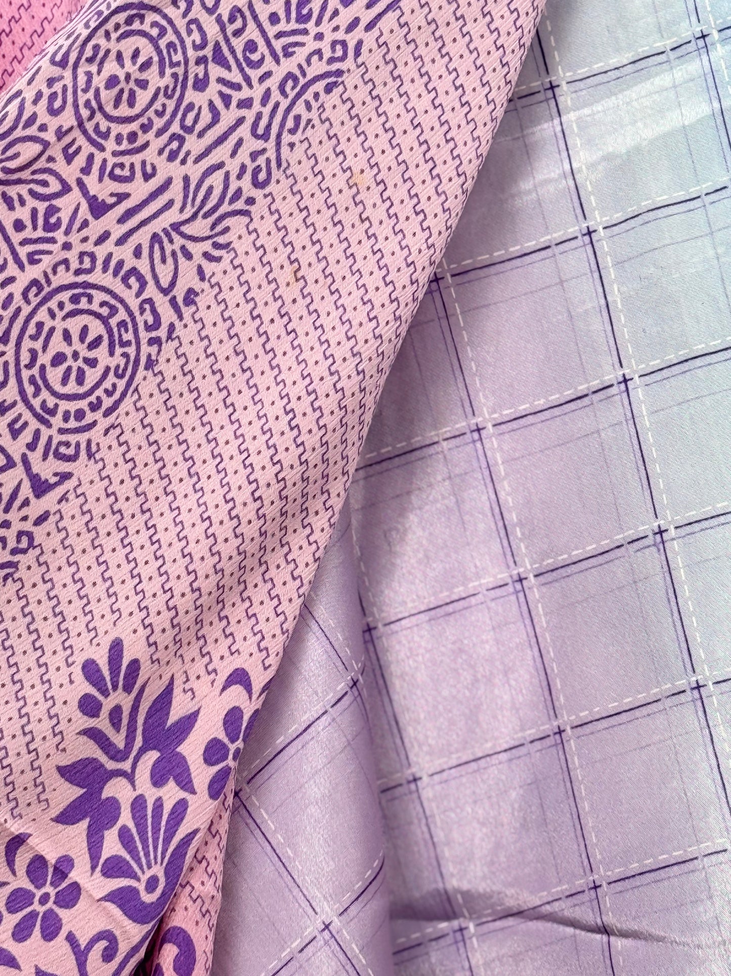 Vintage Saree Silk Wrap Skirt