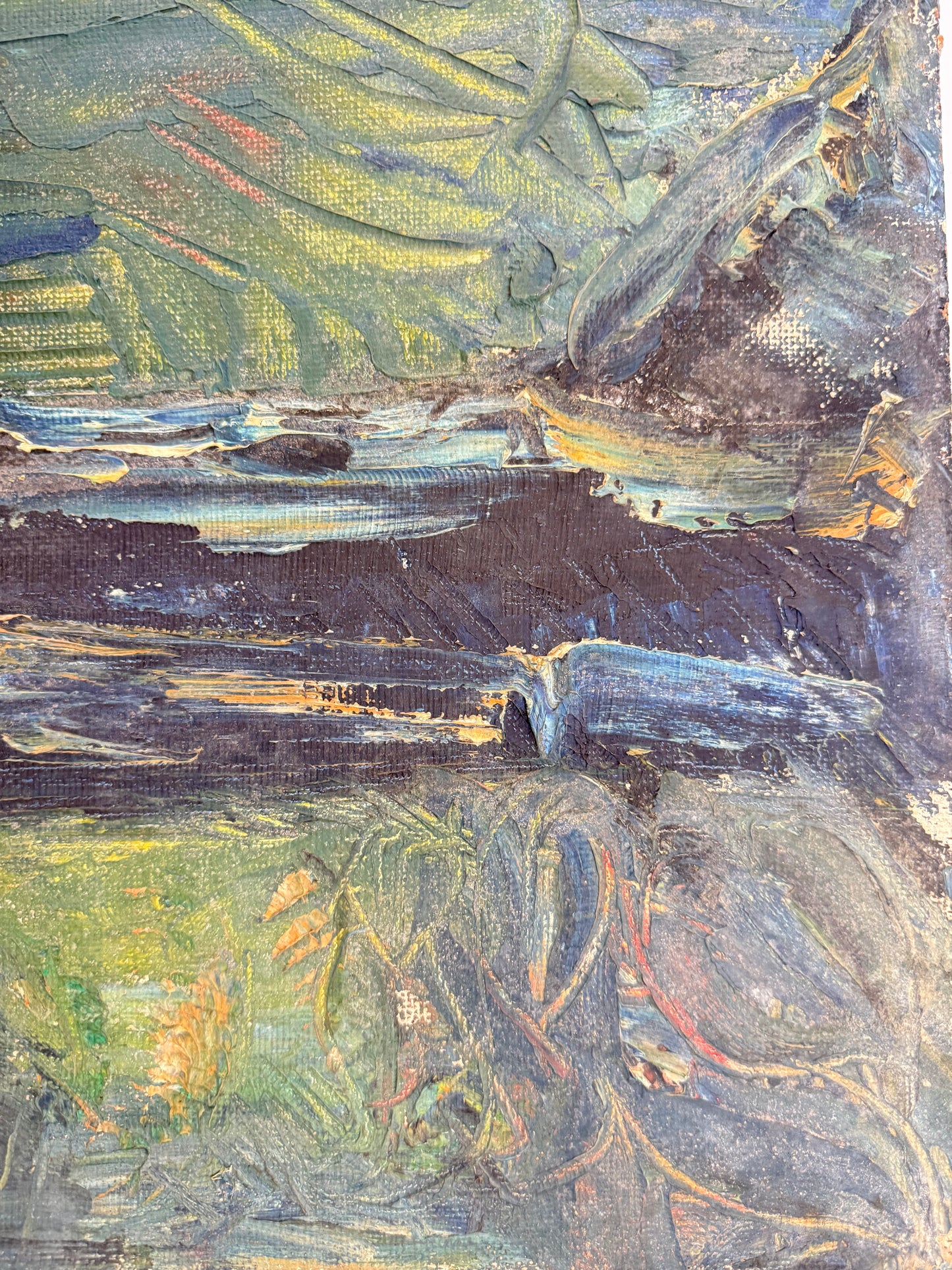 Unfinished Seascape - Oxshott Pottery Estate