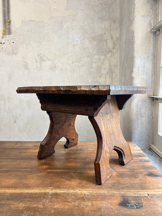 Jack Grimble of Cromer Oak Stool or Side Table