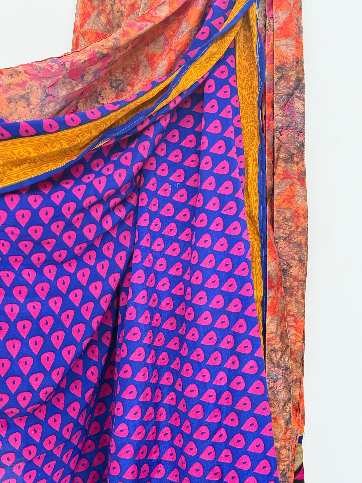 Vintage Saree Silk Wrap Skirt