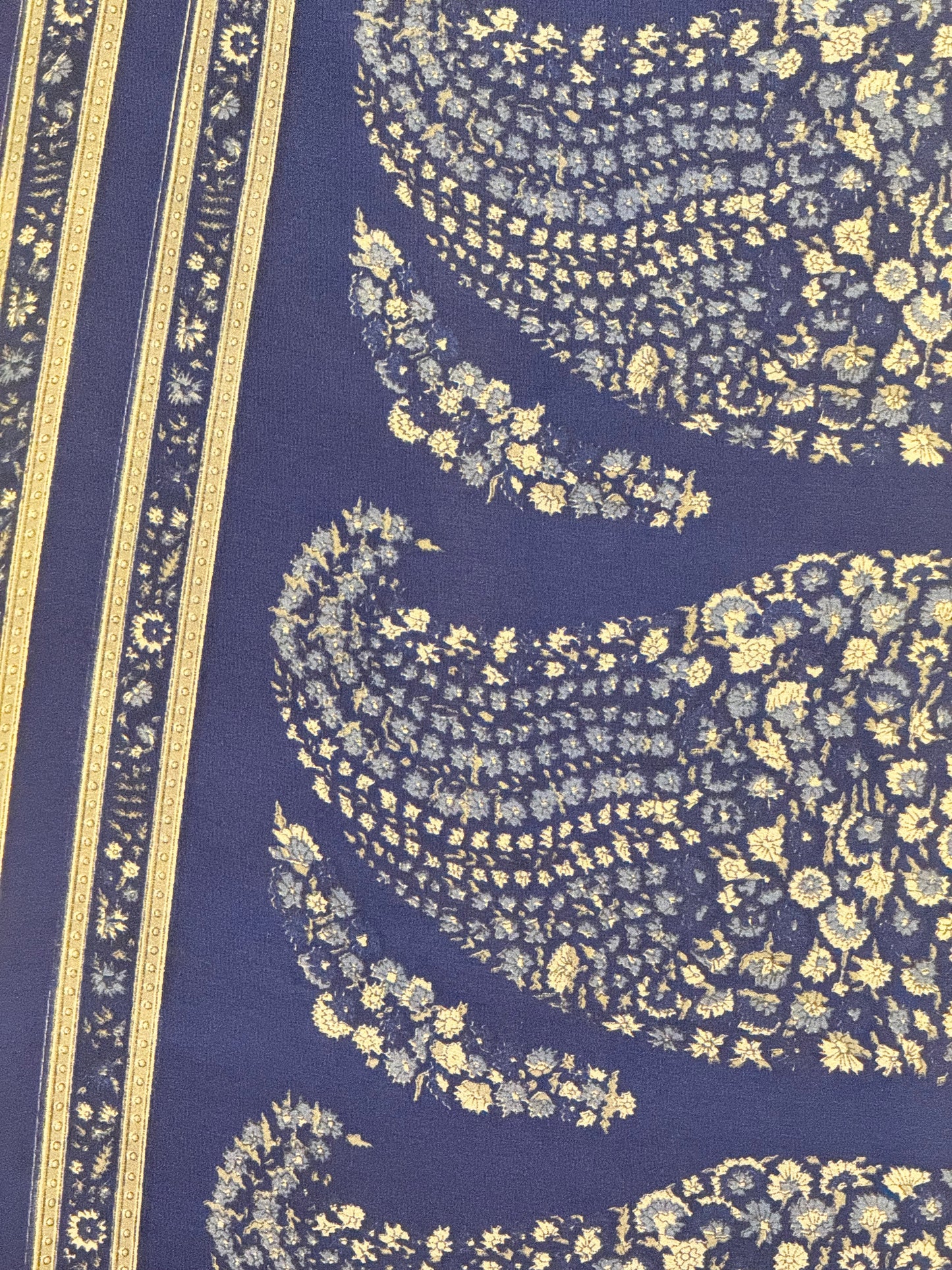 Vintage Pure Silk Saree Fabric