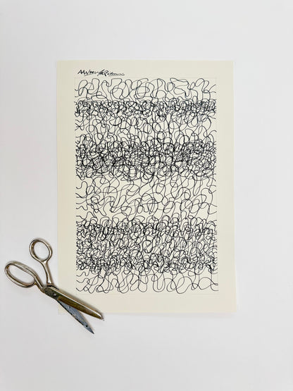 Monochromatic Original Artwork No.233 - ARTHUR ALLAN WILSON, Scottish | 1944-2024