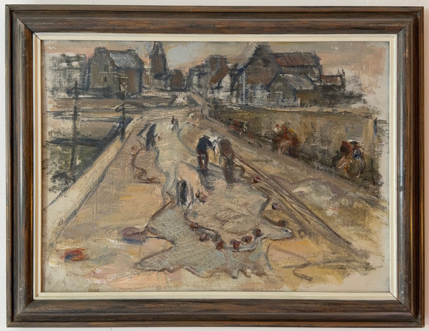 Street Scene - DAVID M. SUTHERLAND RSA | Scottish, 1883-1973