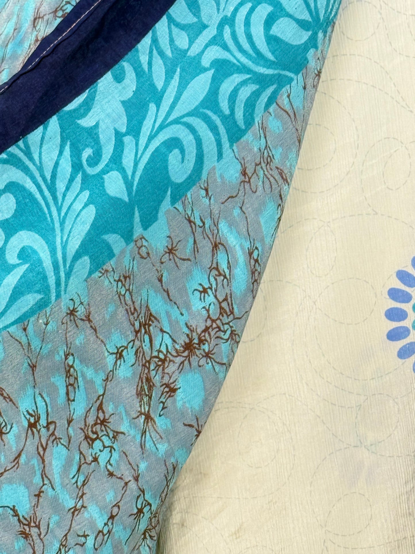 Vintage Saree Silk Wrap Skirt