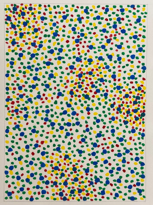Pointillist Ink on Paper Original Artwork No.4 - ARTHUR ALLAN WILSON, Scottish | 1944-2024