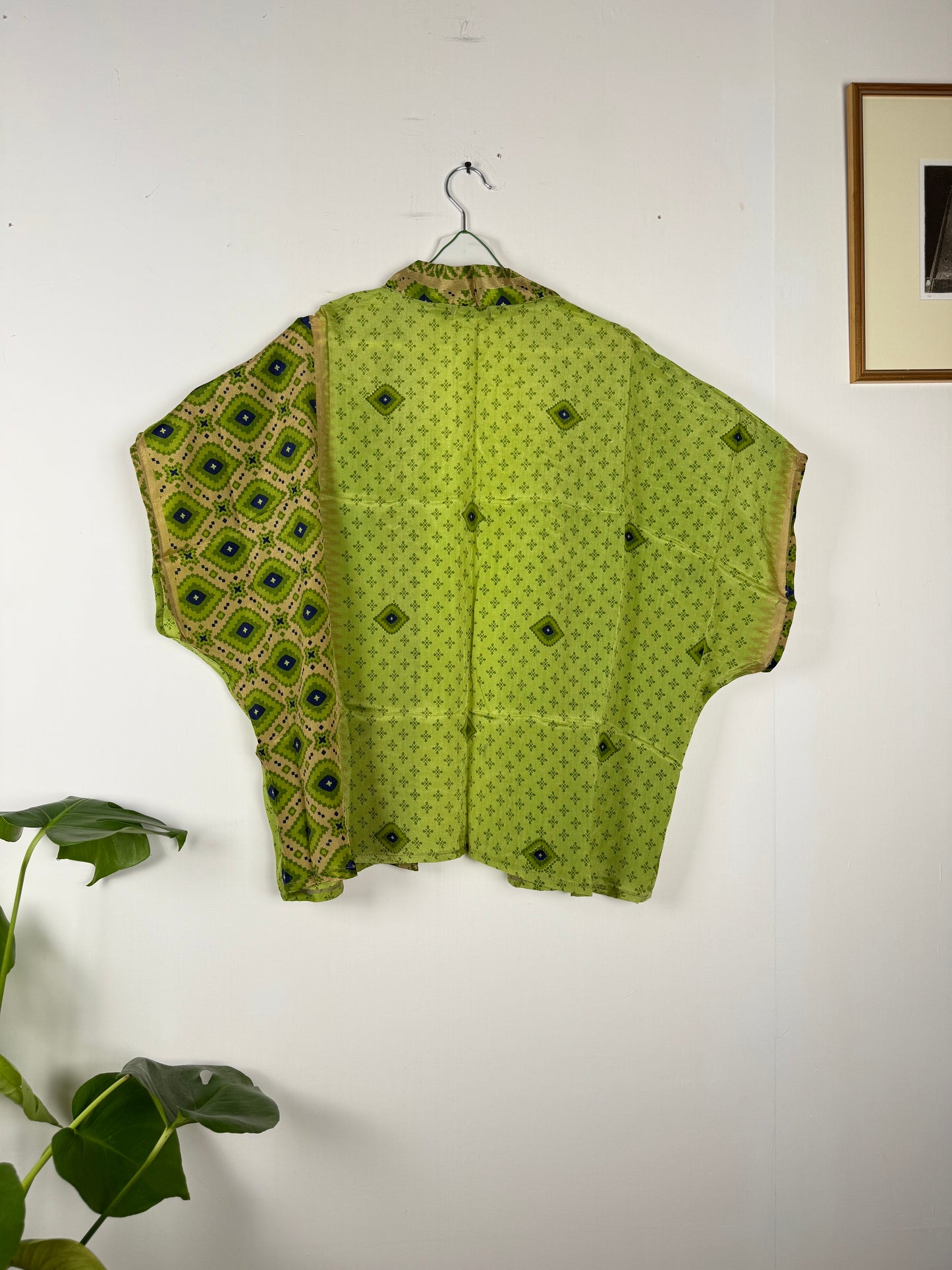 Vintage Saree Silk Shrug Blouse