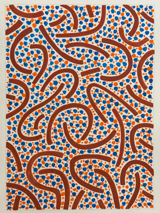 Pointillist Ink on Paper Original Artwork No.34 - ARTHUR ALLAN WILSON, Scottish | 1944-2024