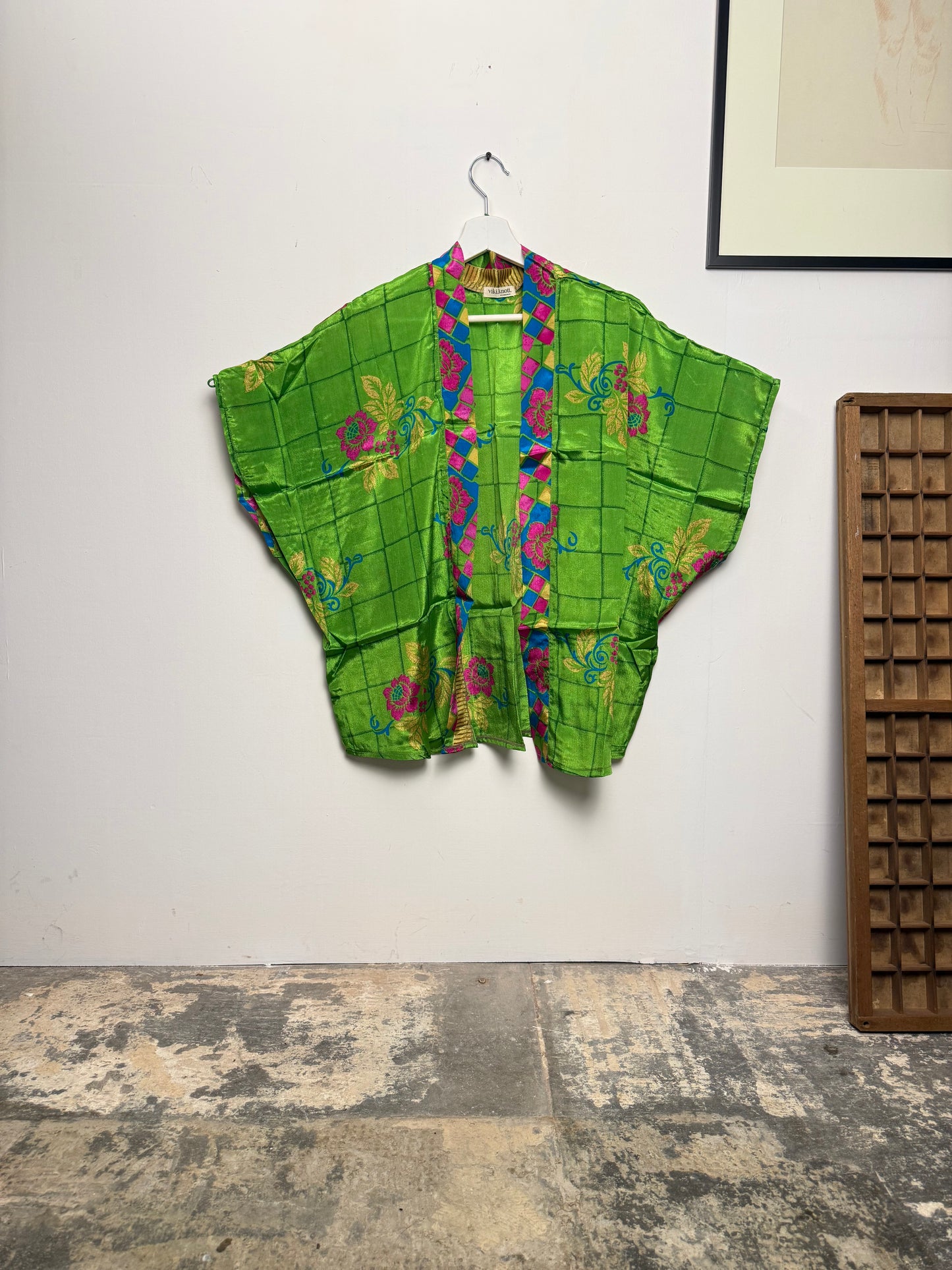 Vintage Saree Silk Shrug Blouse