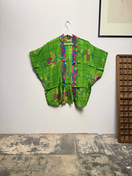 Vintage Saree Silk Shrug Blouse