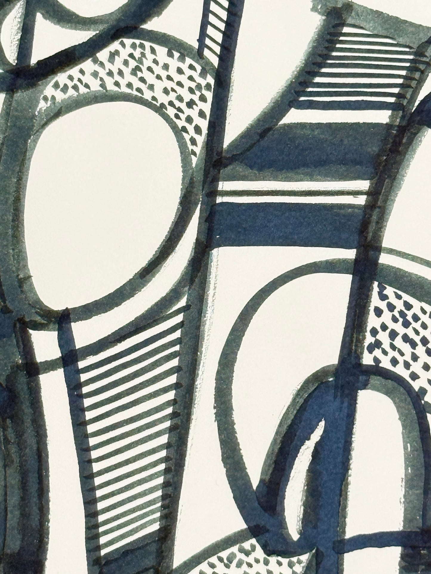 Monochromatic Original Artwork No.247 - ARTHUR ALLAN WILSON, Scottish | 1944-2024