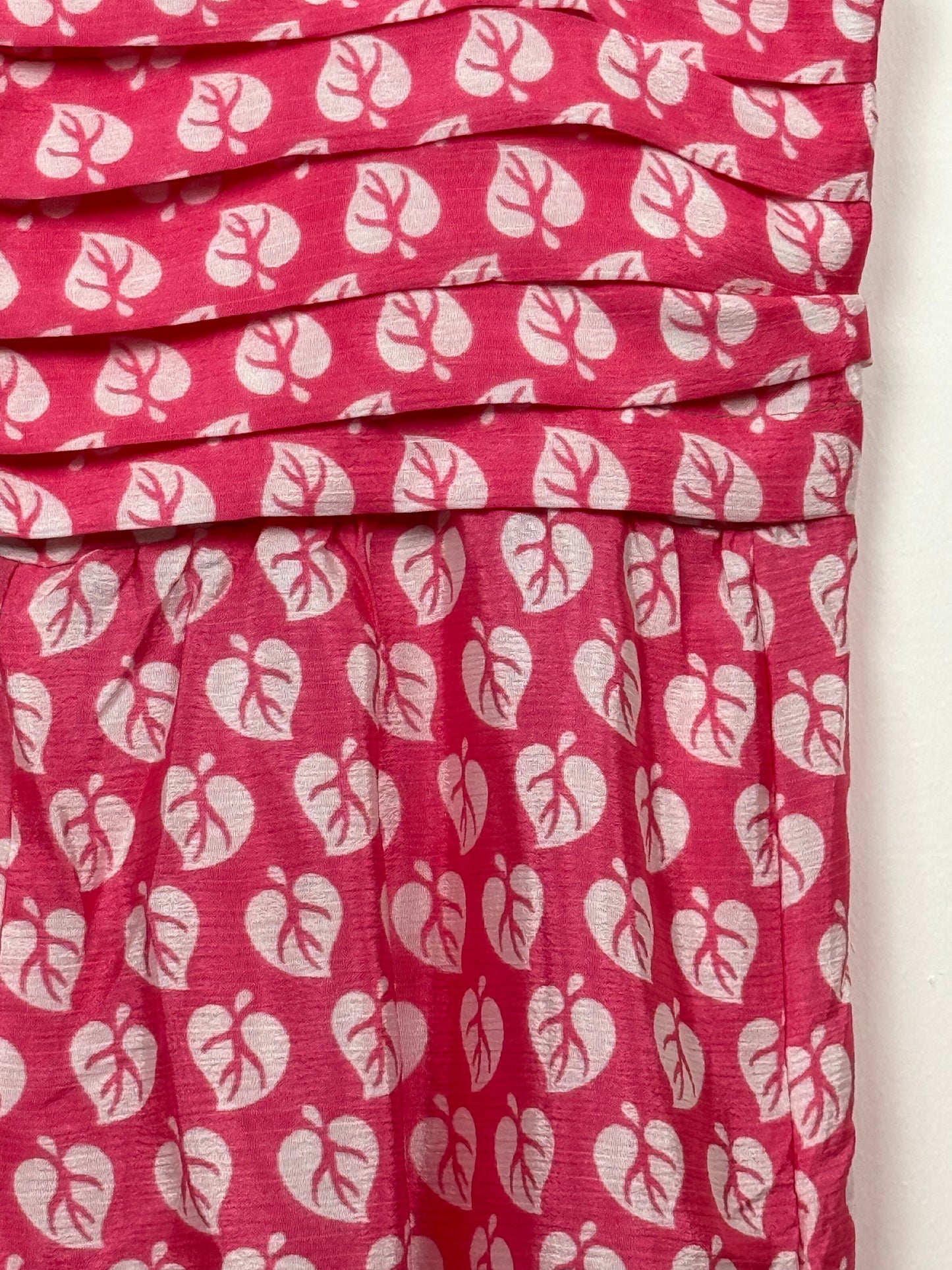 Vintage Saree Silk Pleated Skirt