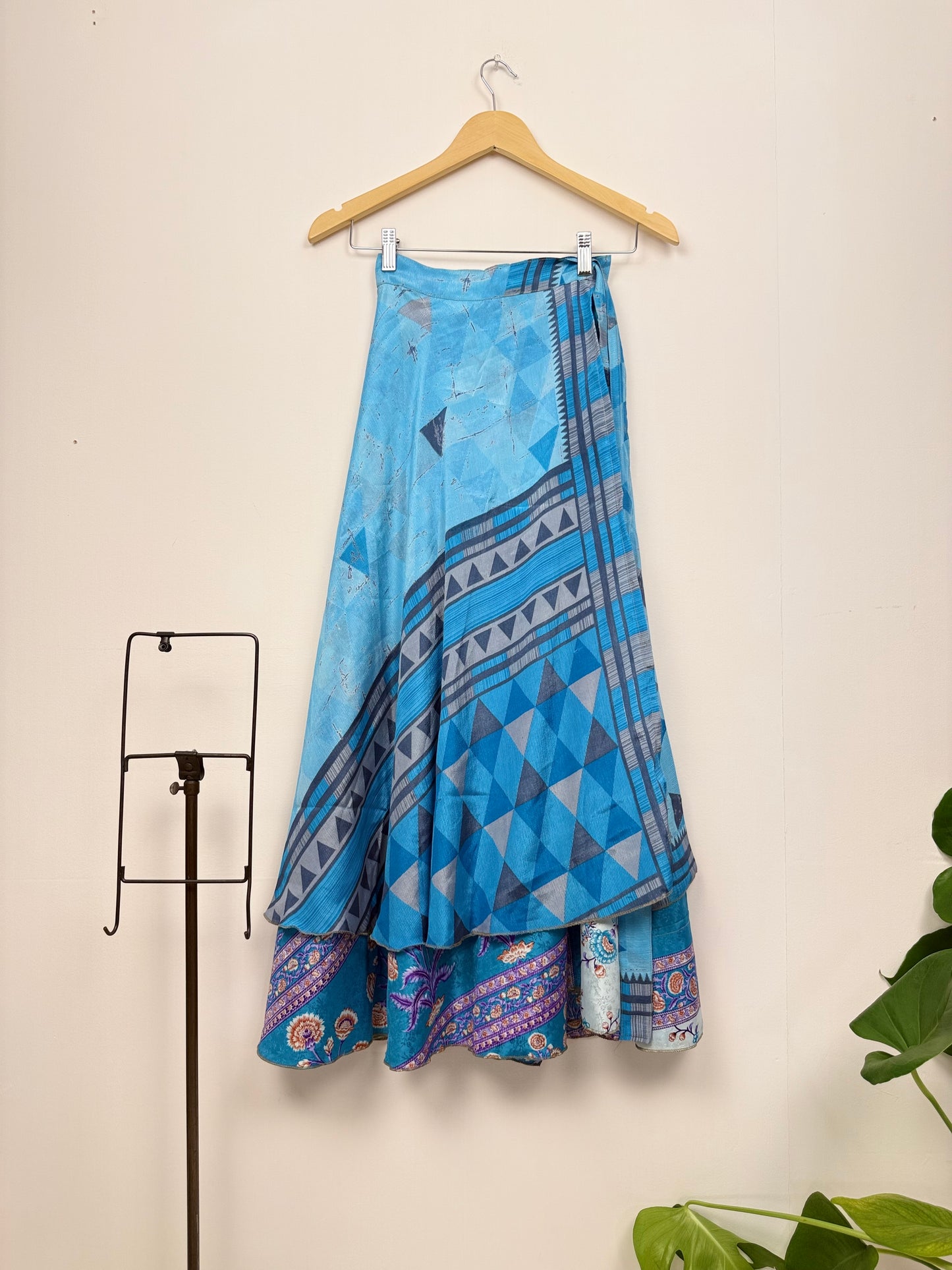 Vintage Saree Silk Wrap Skirt