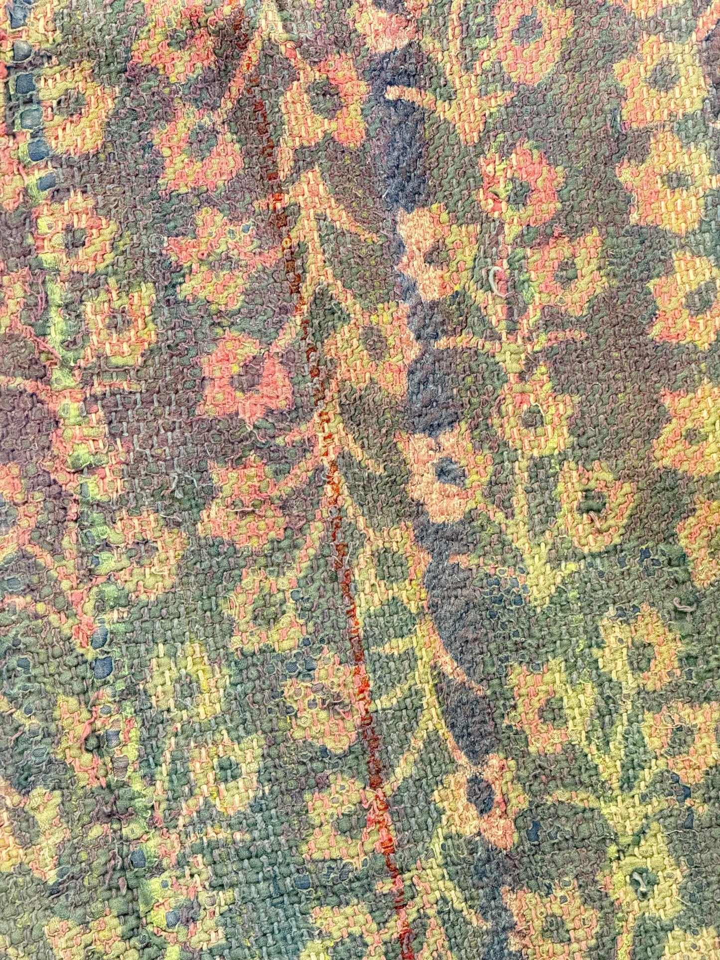 A Finestitch Indigo Kantha Quilt with Indigo over-print.