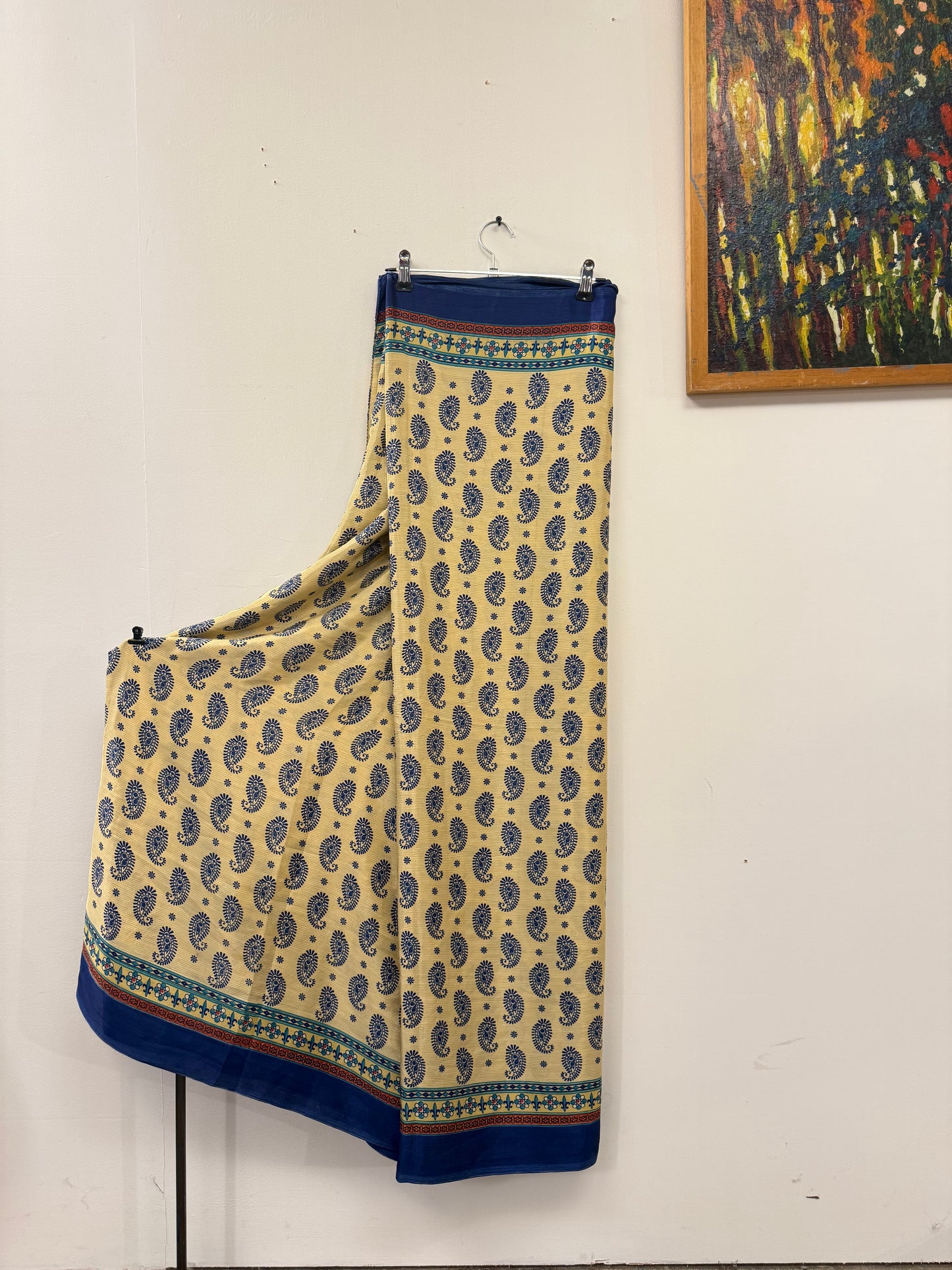 Vintage Pure Silk Saree Fabric
