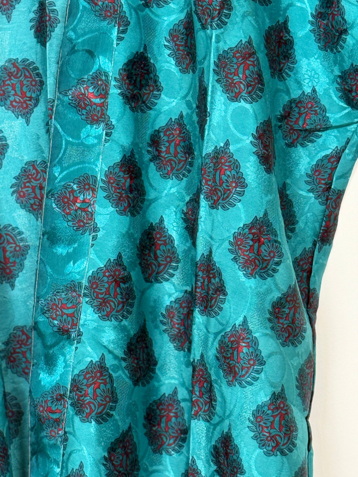 Vintage Saree Silk Trousers & Shirt Co-ordinated Set