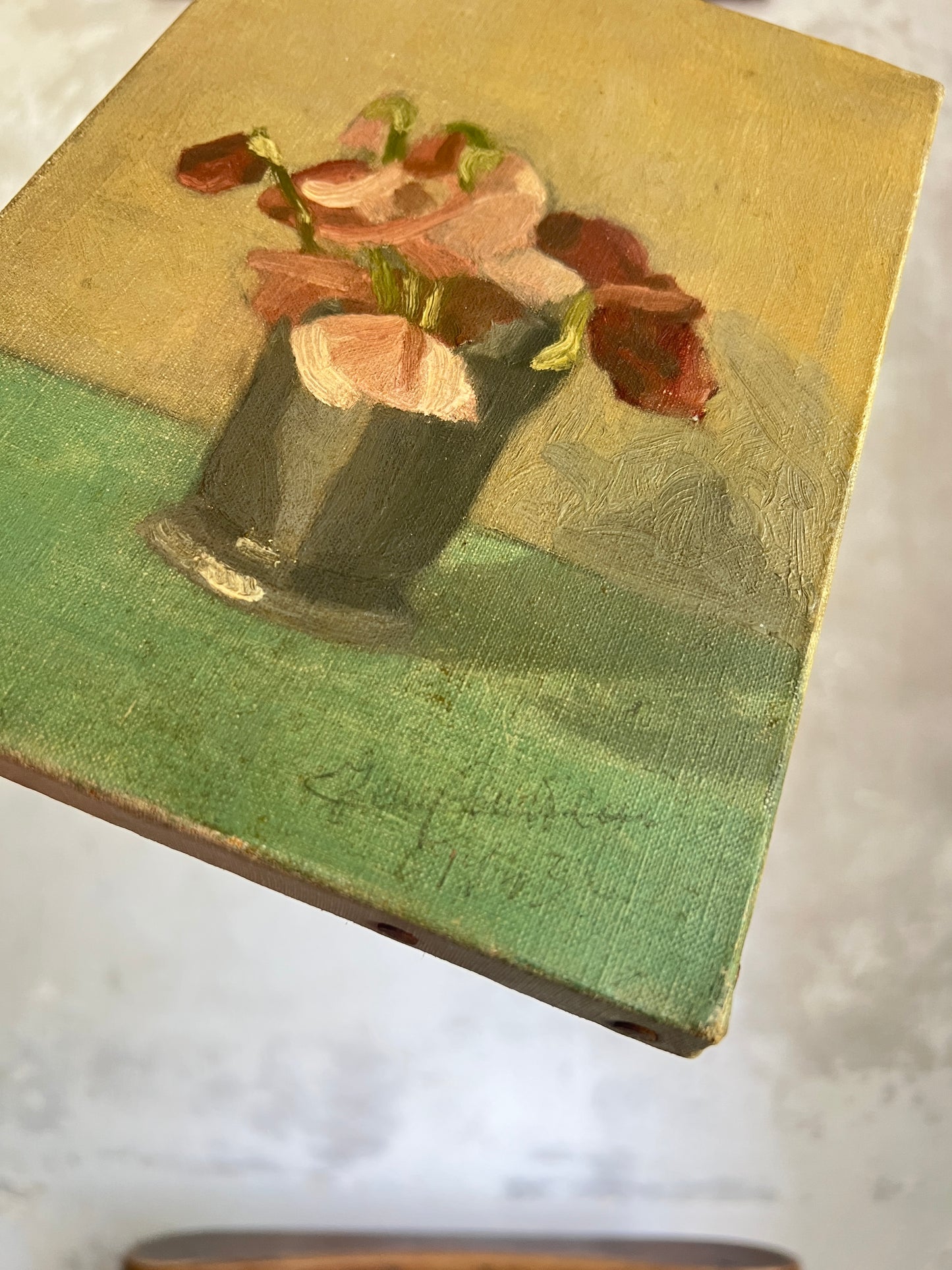 Diminutive French 1940's Still Life Painting