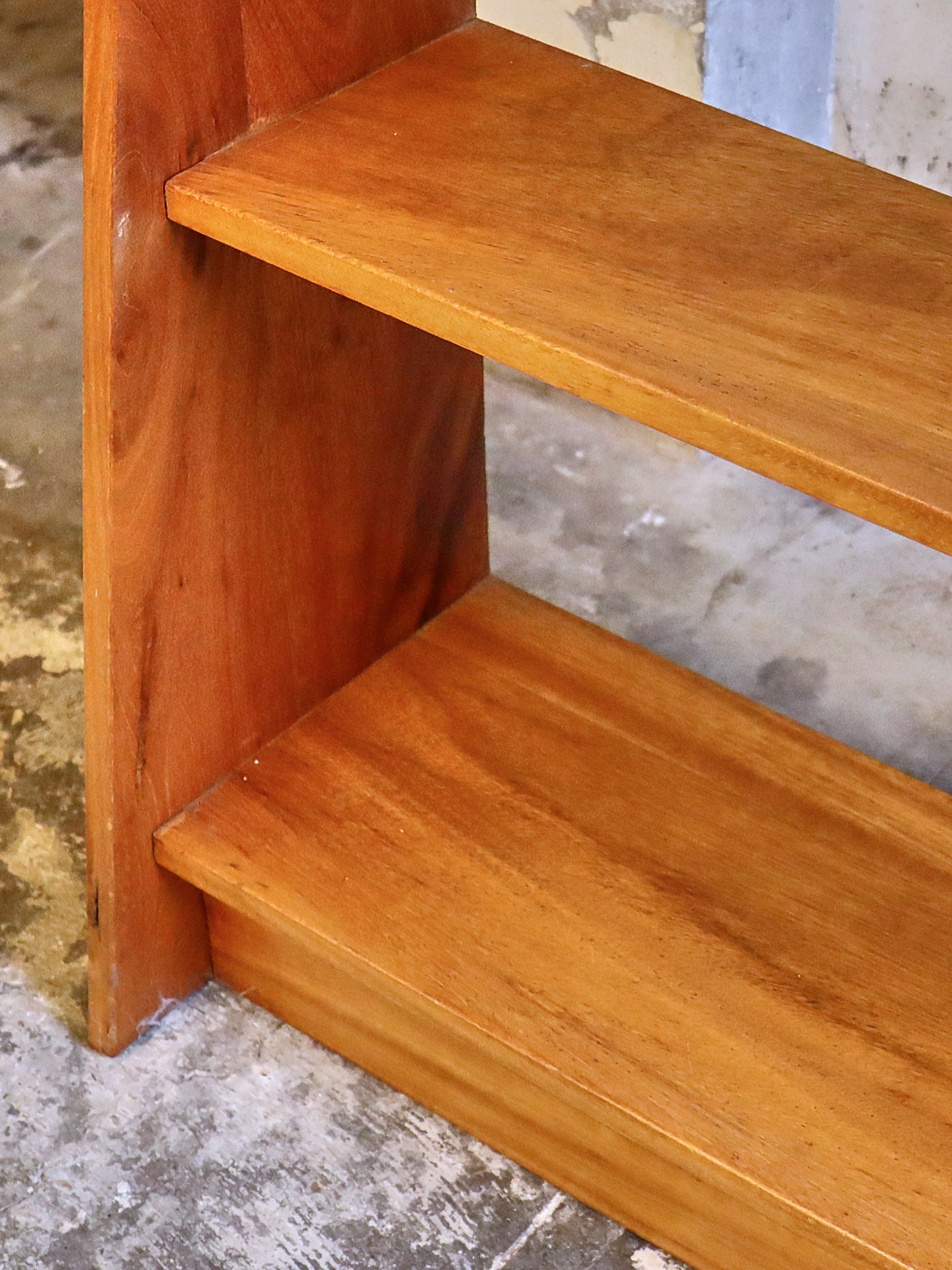 1970’s Teak Open Bookshelves with graduating shelves.