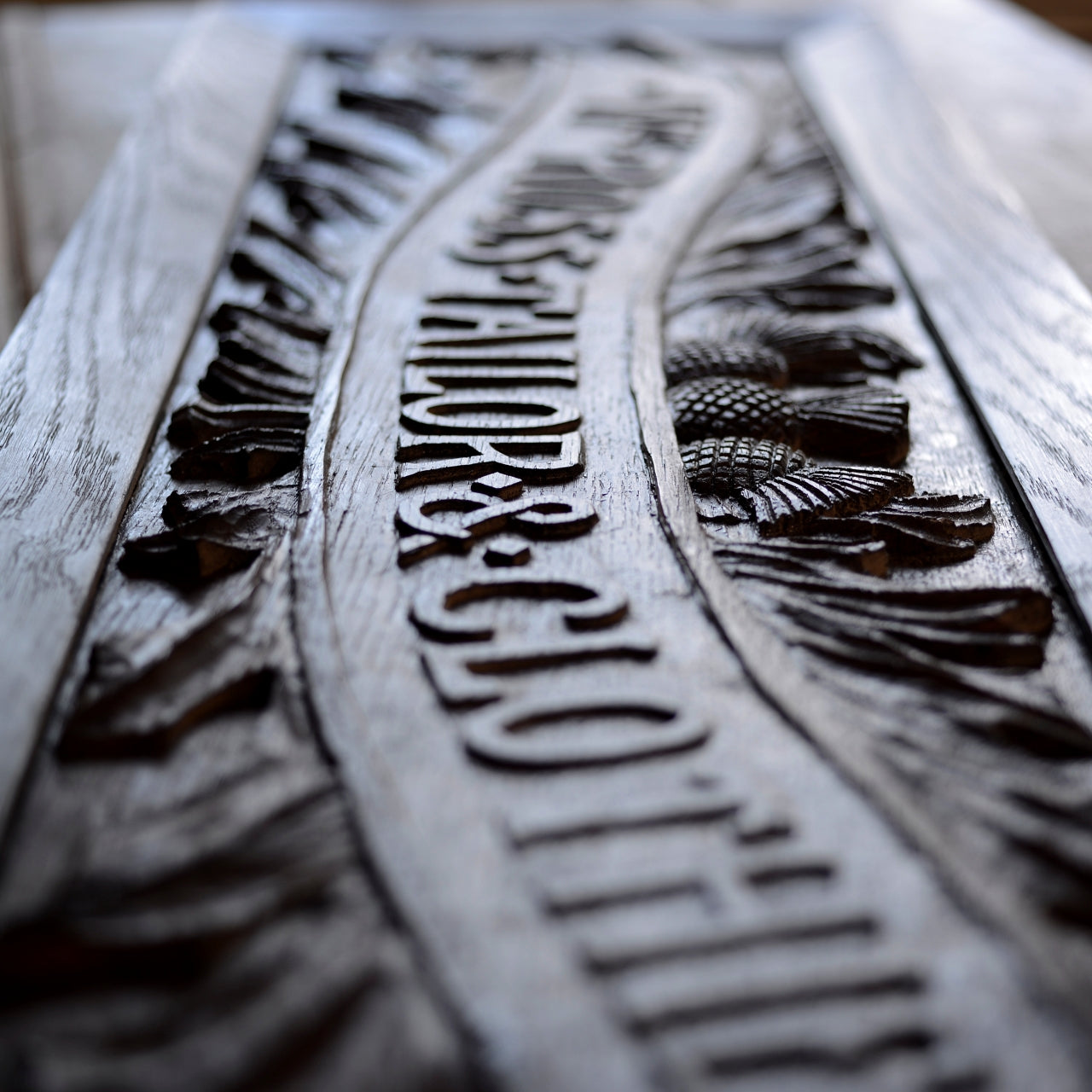 Wm. Ross Tailor & Clothing Hand Carved Sign