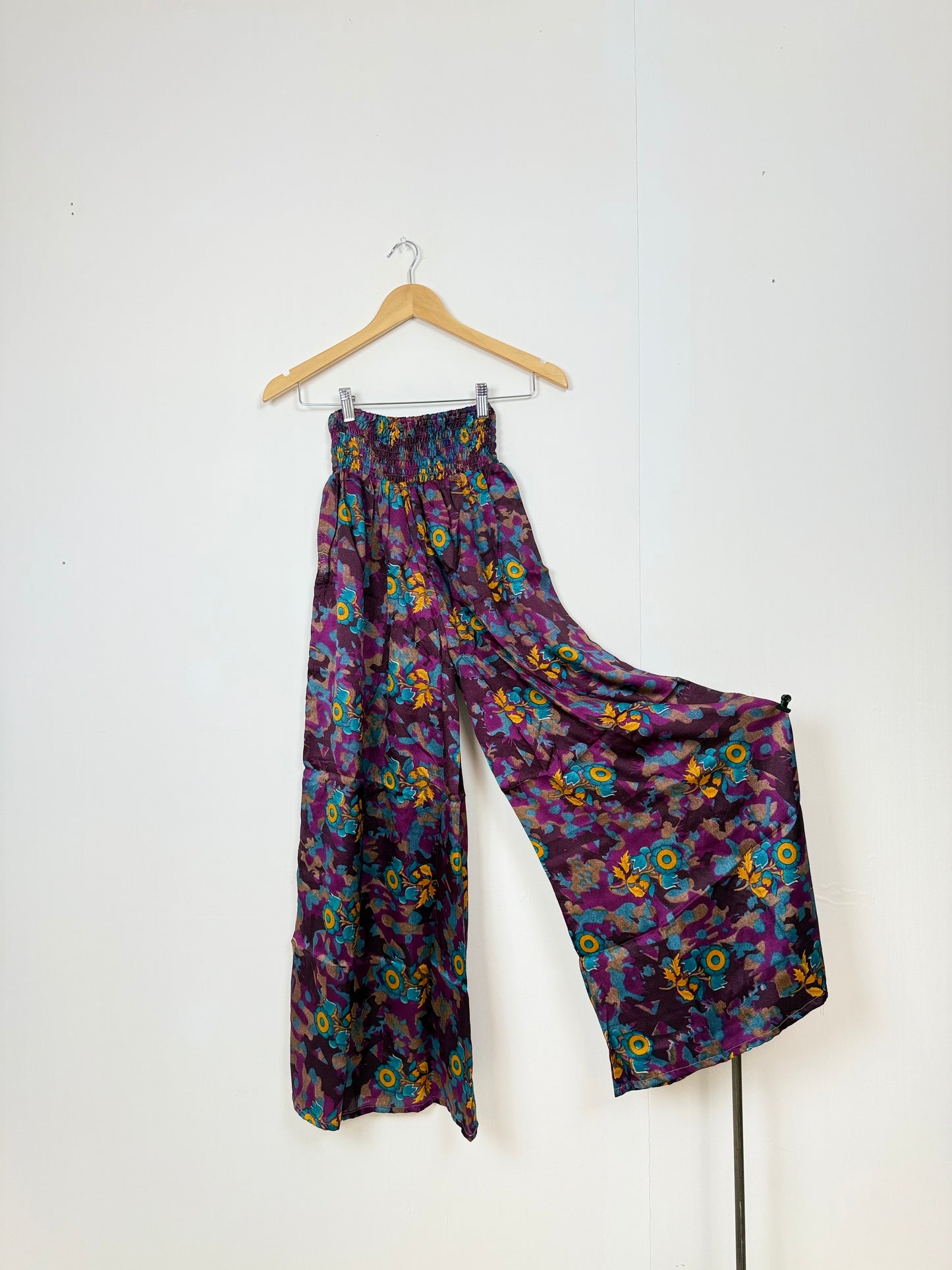 Vintage Saree Silk Trousers & Shirt Co-ordinated Set