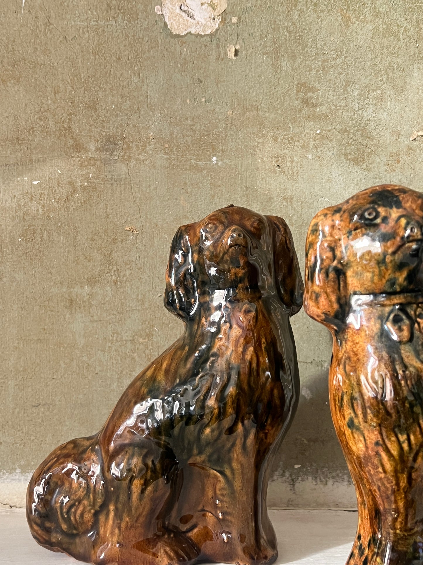 A Pair of 19th Century Morrison & Crawford Spaniels