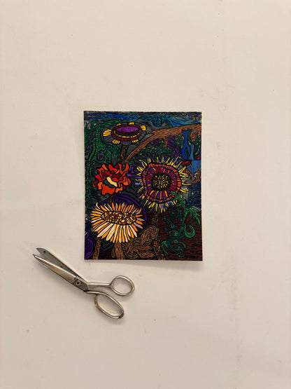 No. 172 Dark Moonflowers - PETER CROTTY, British | 1943-present