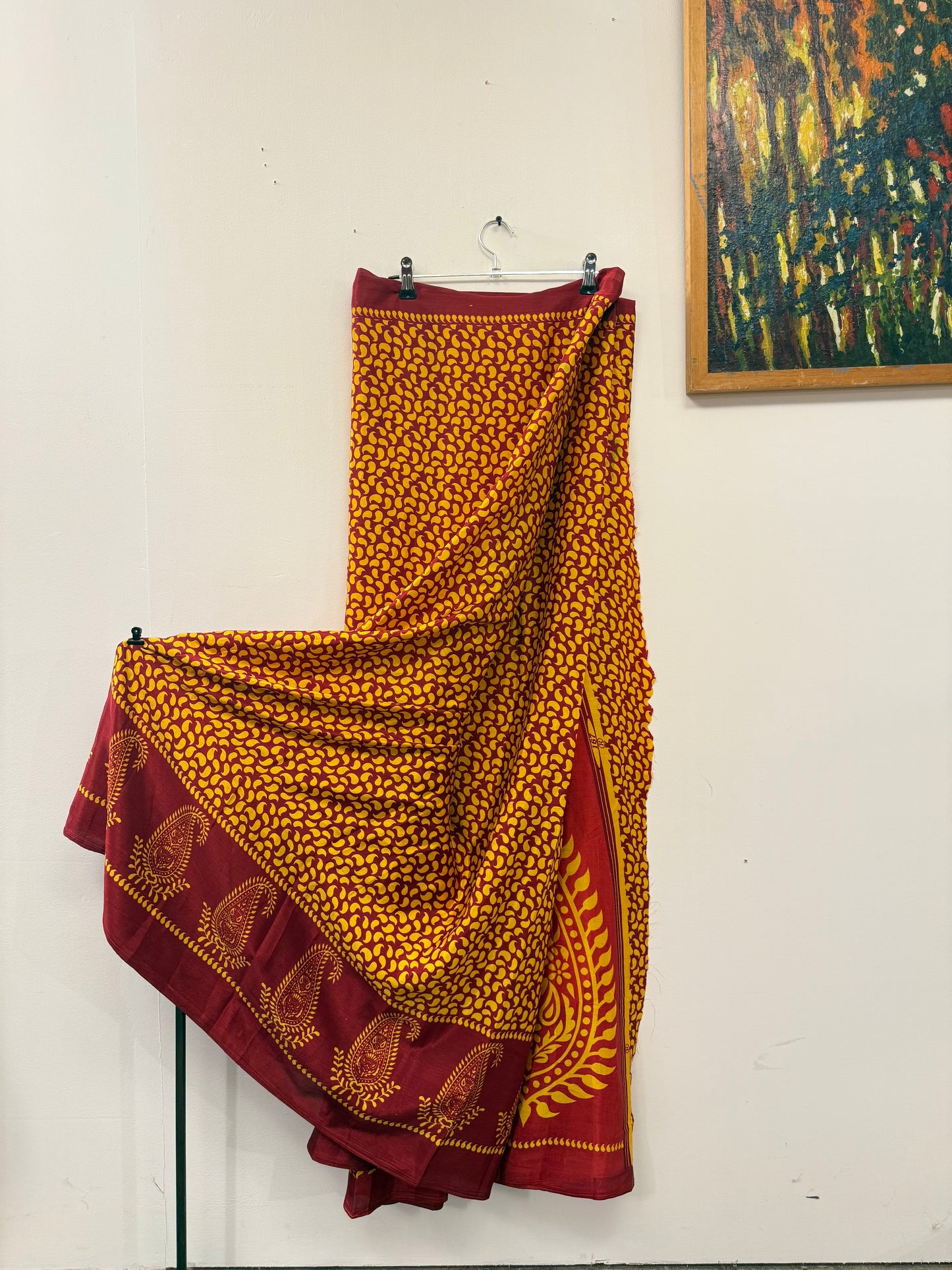 Vintage Pure Silk Saree Fabric