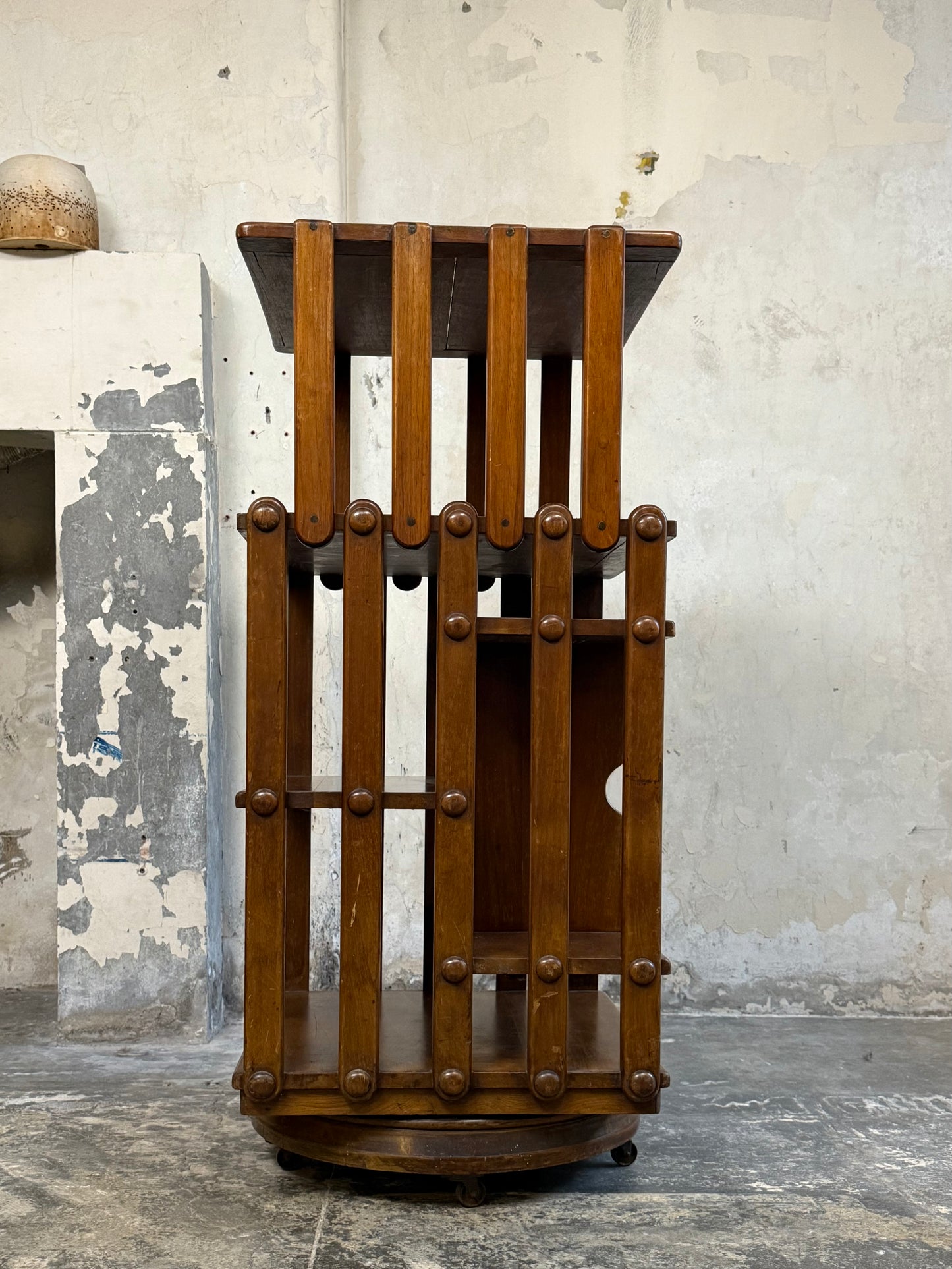 Late 19th Century Revolving Bookcase by Edwards & Roberts