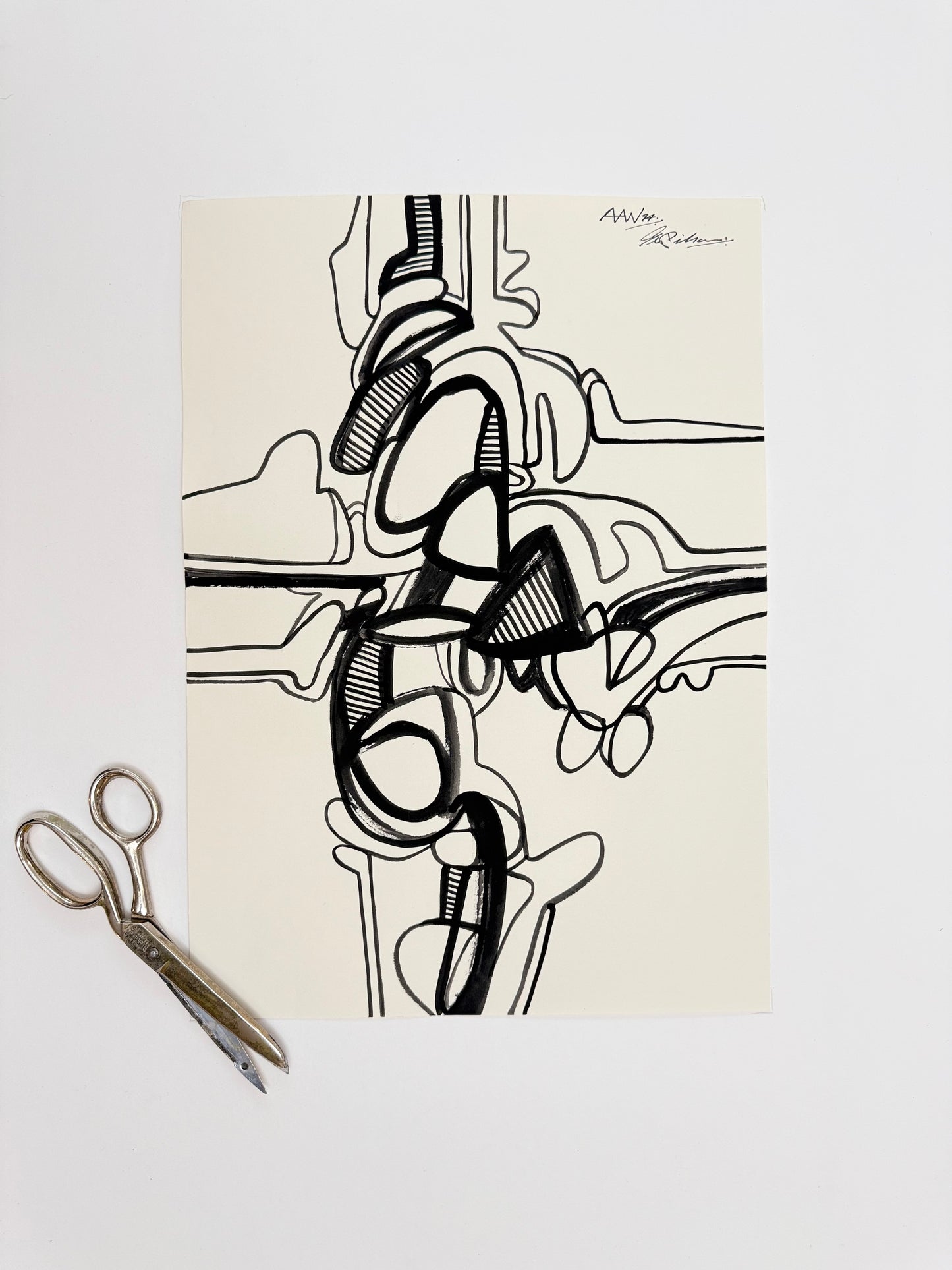 Monochromatic Original Artwork No.250 - ARTHUR ALLAN WILSON, Scottish | 1944-2024