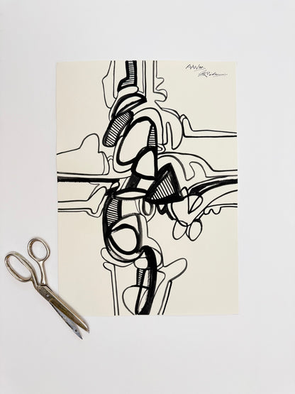 Monochromatic Original Artwork No.250 - ARTHUR ALLAN WILSON, Scottish | 1944-2024